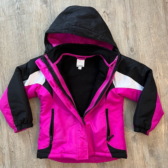 The Children’s Place Girl’s 3-in-1 Winter Coat size 7/8 (M) - Picture 3 of 8